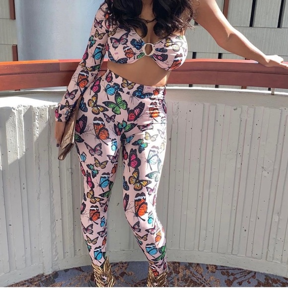 Geebin Flores Butterfly Two Piece Size S (Originally Sold Separately) - Picture 2 of 4